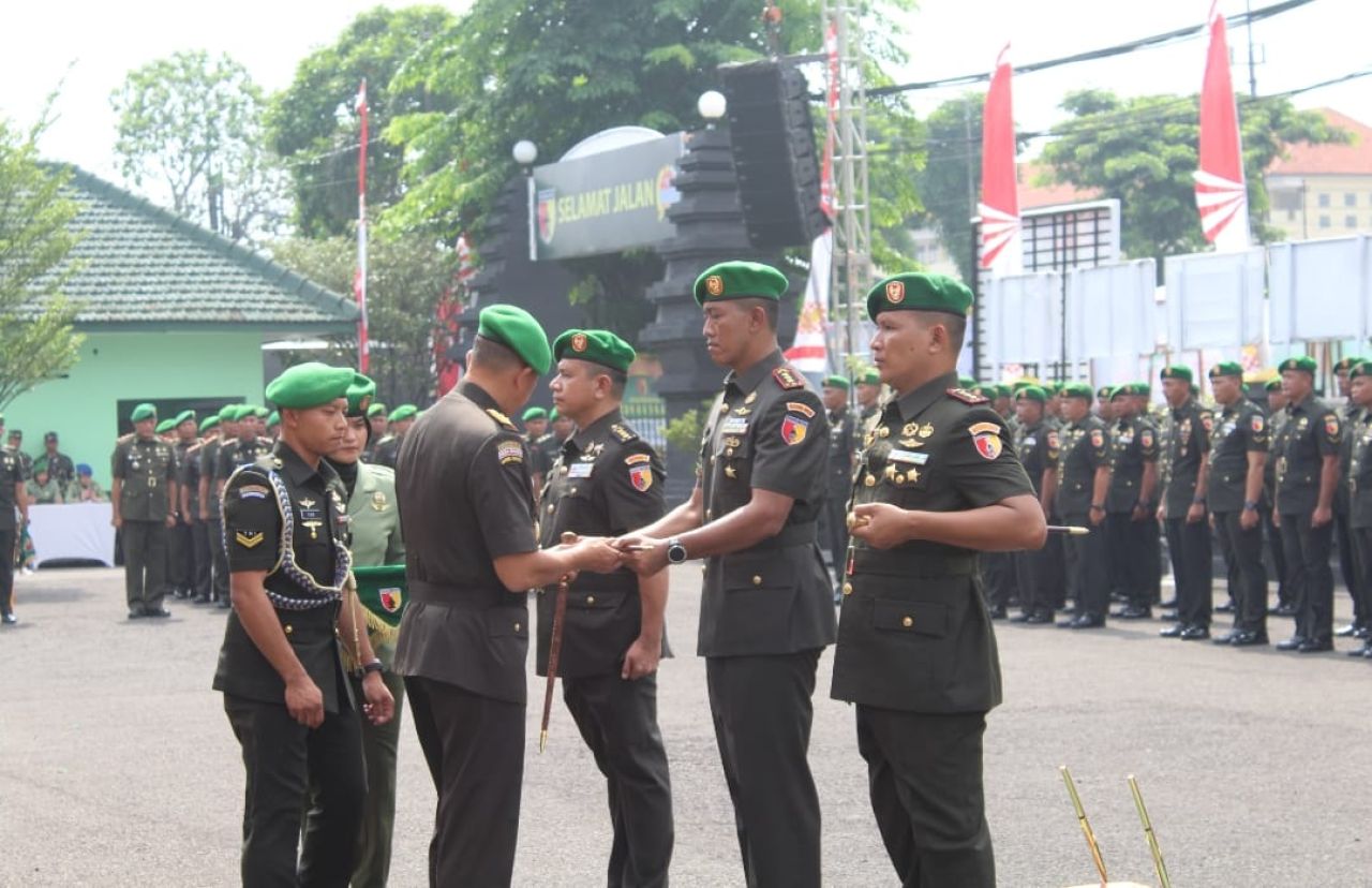 Upacara likuidasi 3 Kodam di jajaran Kodam V Brawijaya