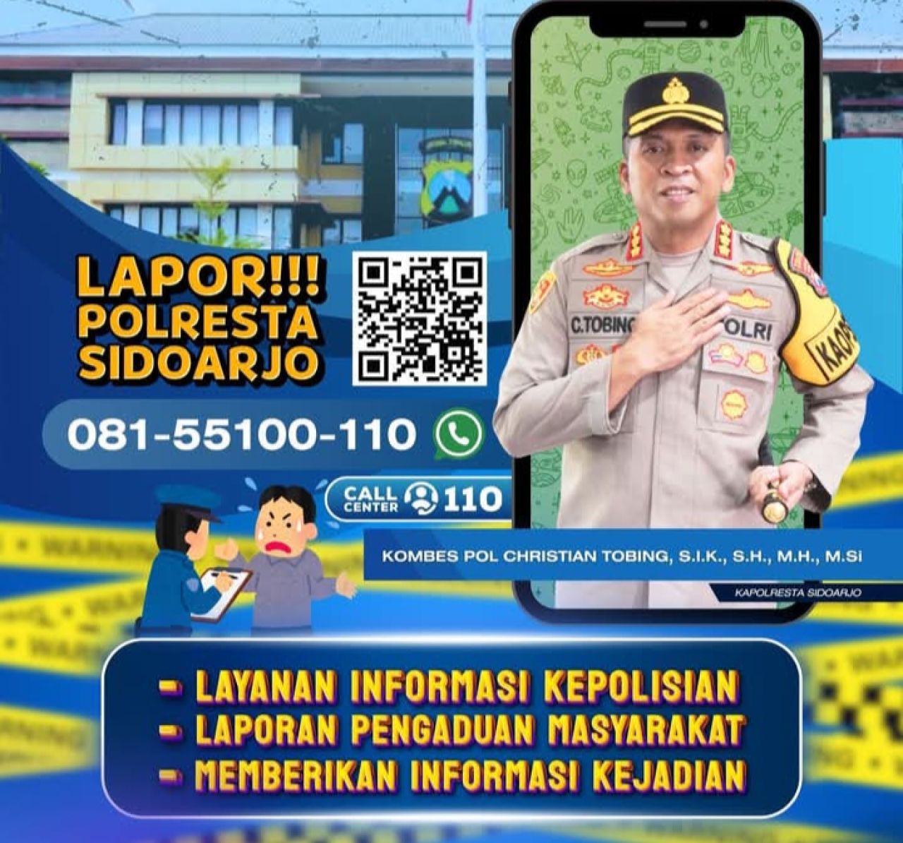 Nomor Pengaduan Polresta Sidoarjo
