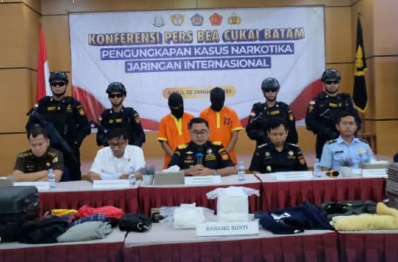 Pengungkapan penyelundupan sabu di Bandara Hang Nadim