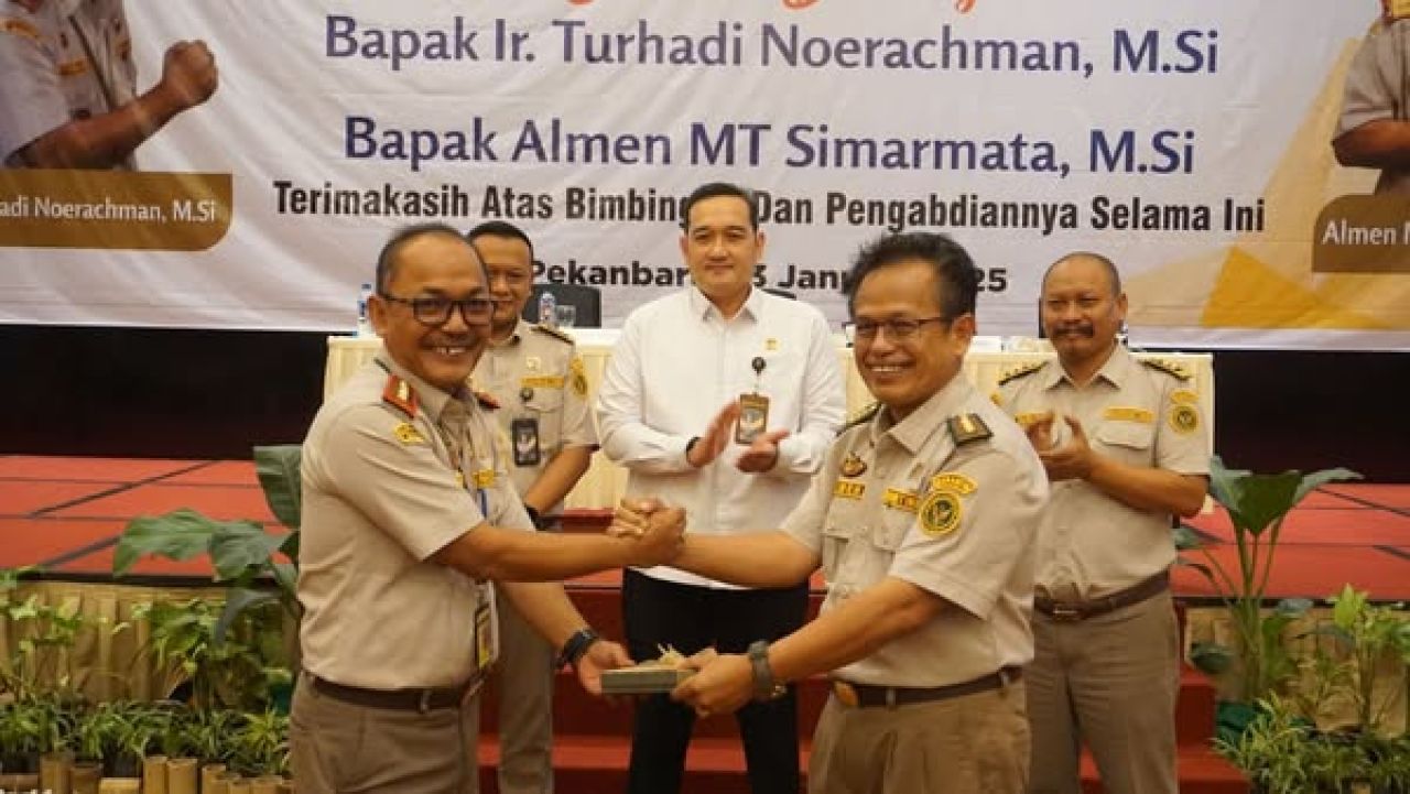 Serah terima jabatan Kepala Karantina Riau
