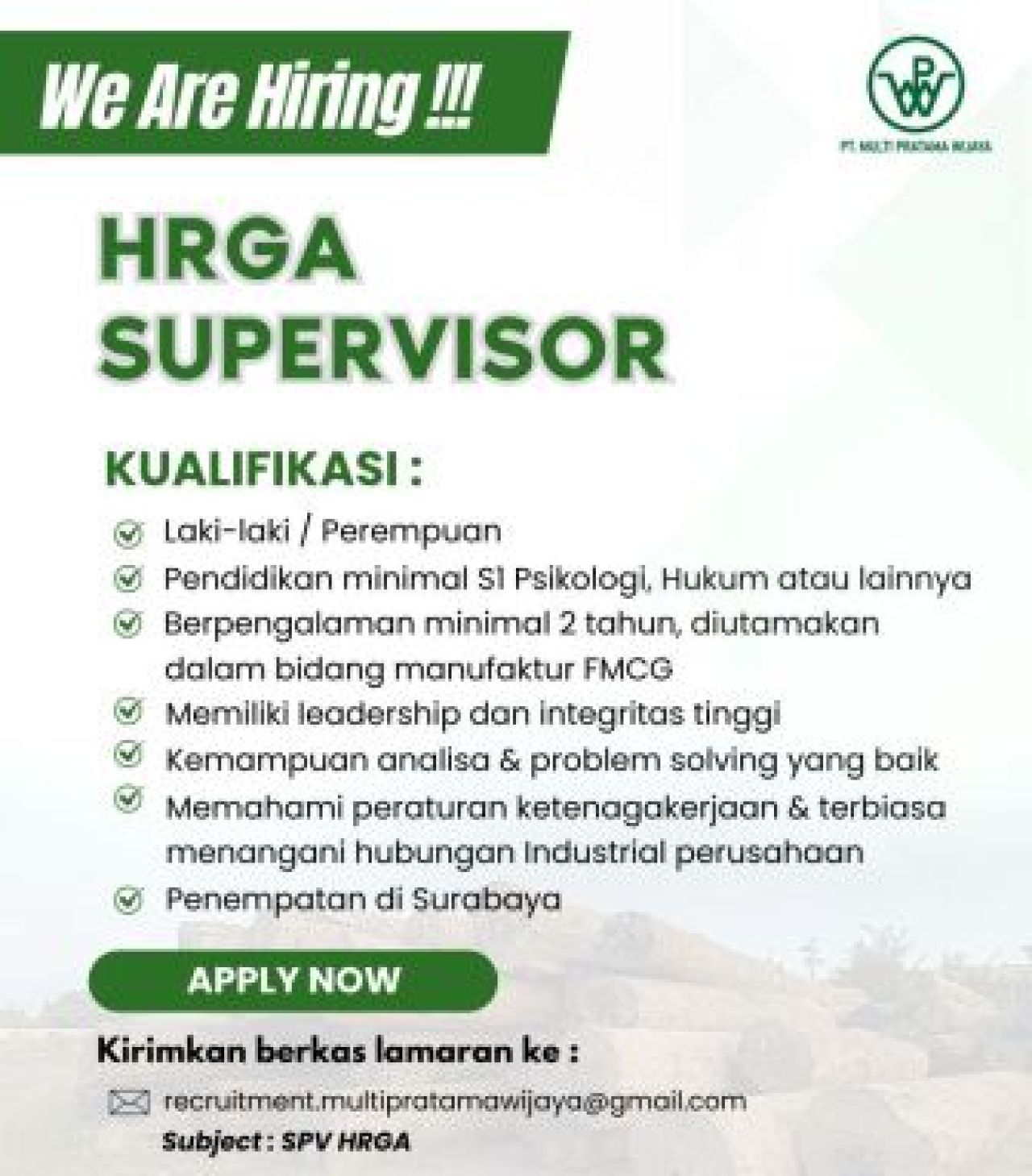 PT Multi Pratama Wijaya