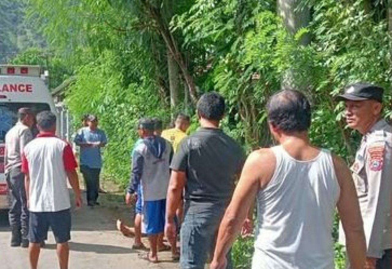 Tim Inafis Polres Tulungagung olah TKP