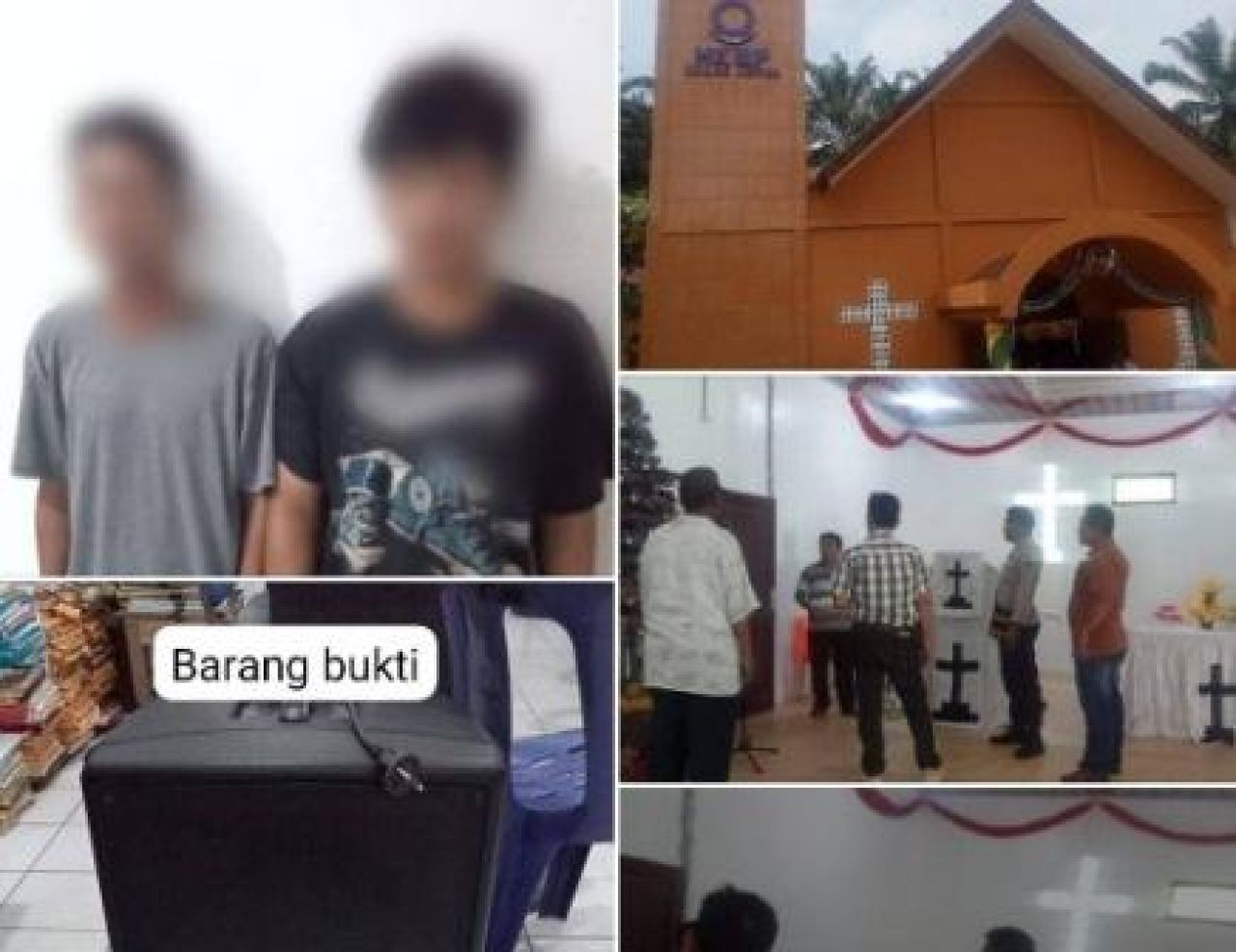 Pelaku pencurian Speaker Gereja HKBP Dolok Jetun