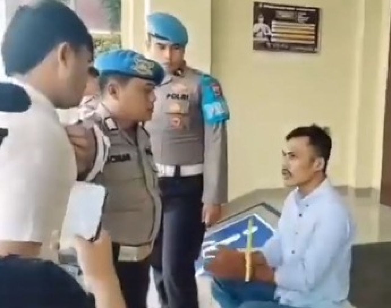 Ajat Supriatna saat ditangkap Polisi