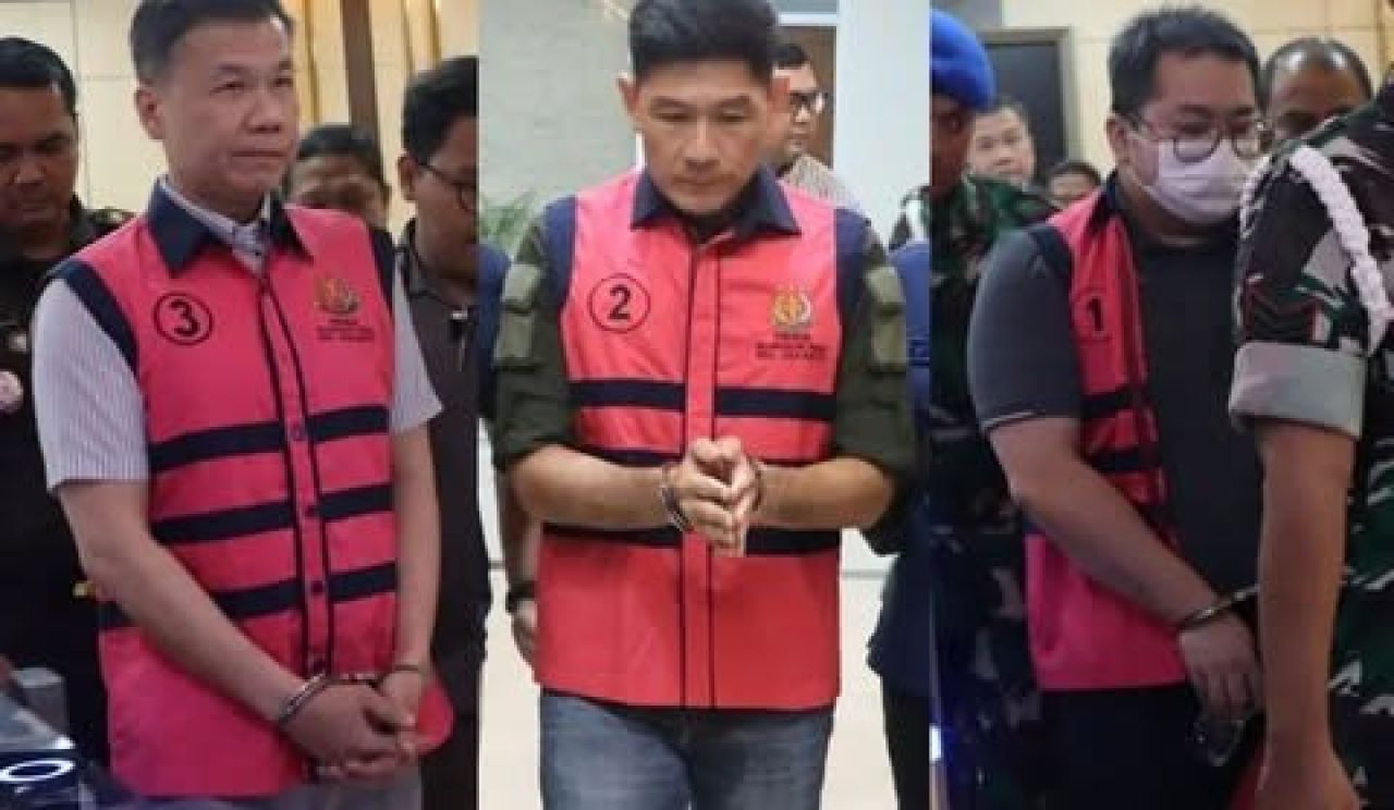 3 Tersangka kasus kredit Bank Jatim Cabang Jakarta