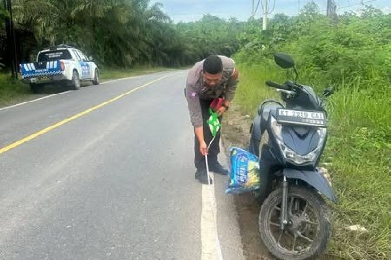 Kecelakaan di Desa Batuah, 1 Orang Kritis