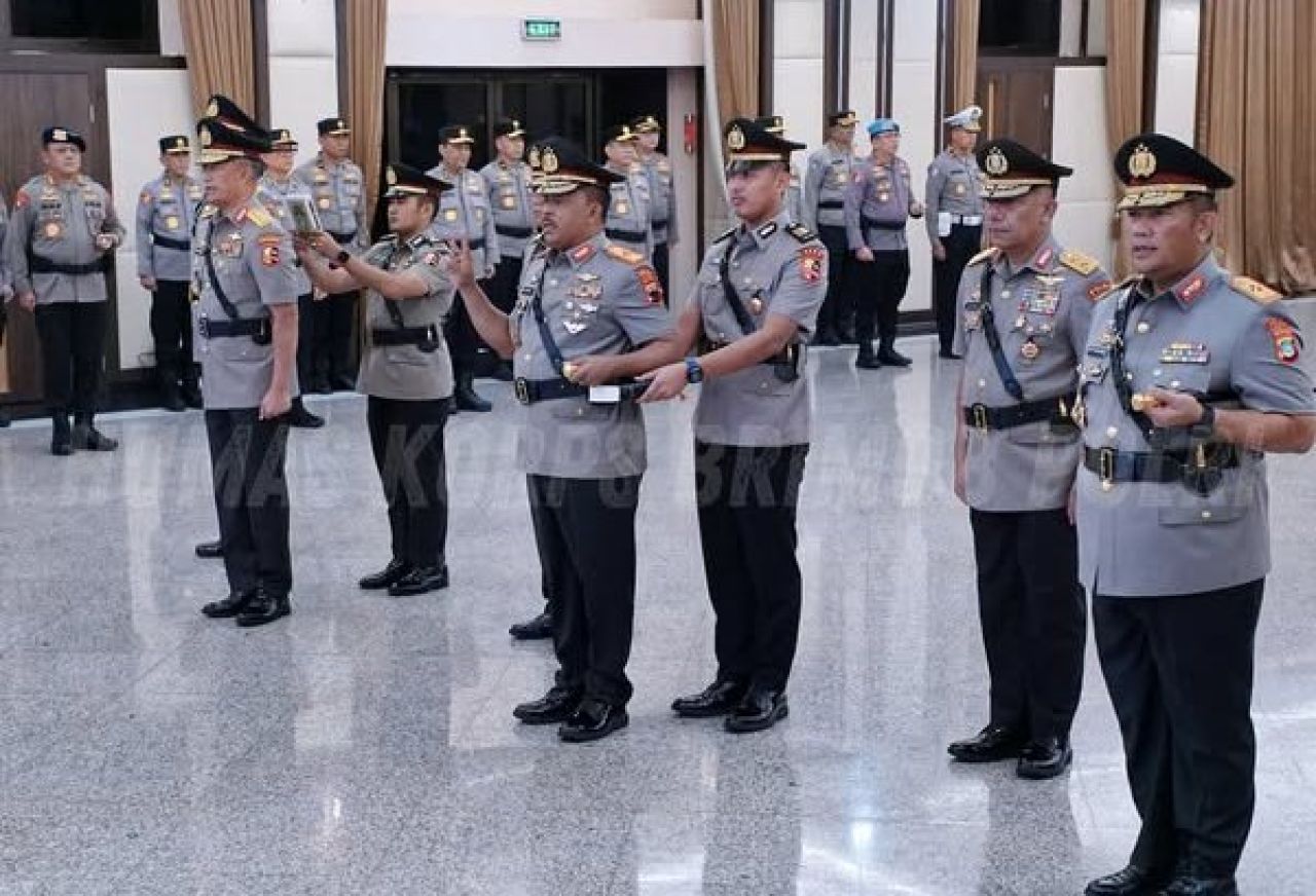 Pelantikan PATI Polri di Rupatama Mabes Polri