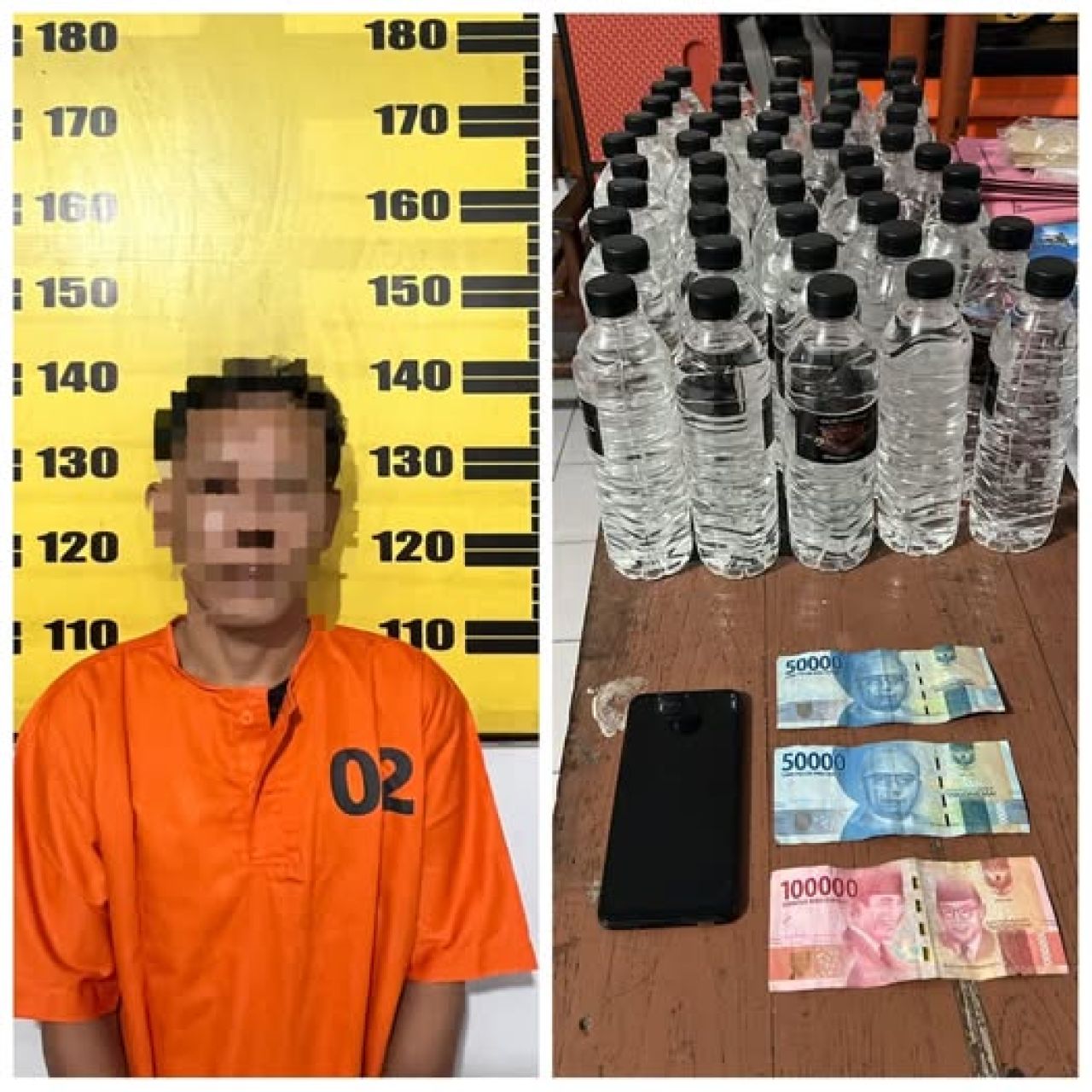 Polsek Bandung Tangkap Penjual Arak Bali Tanpa Izin