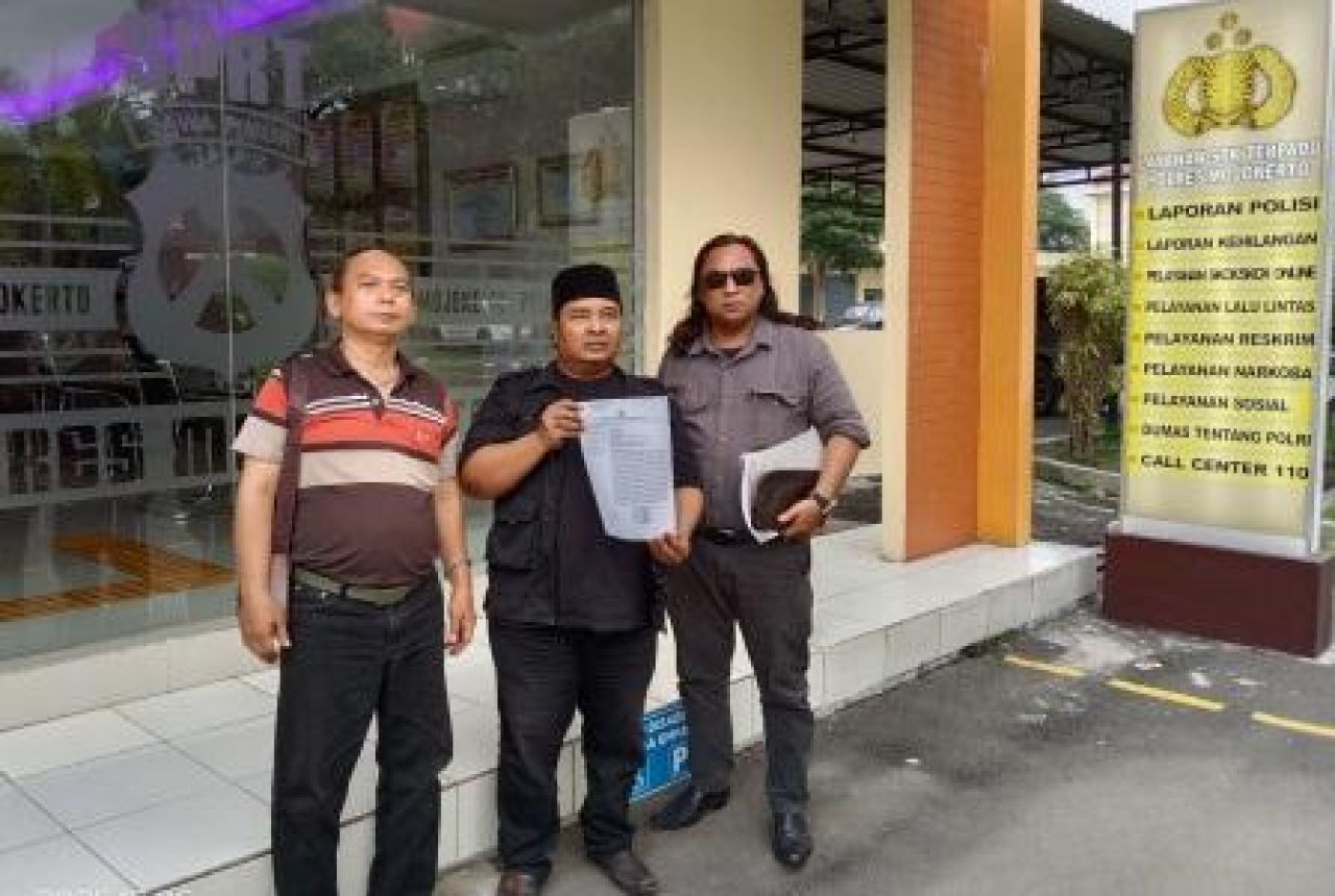 Korban Arogansi Oknum Debt Collector Resmi Lapor ke Polres Mojokerto