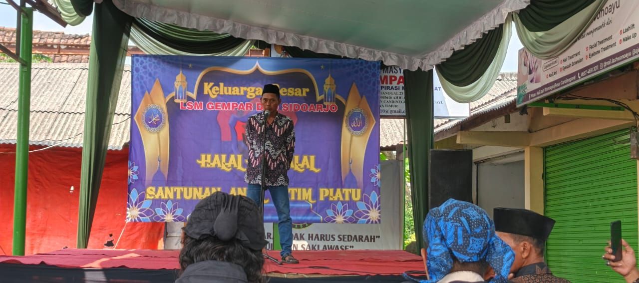 LSM GEMPAR Sidoarjo Menggelar Halal Bihal