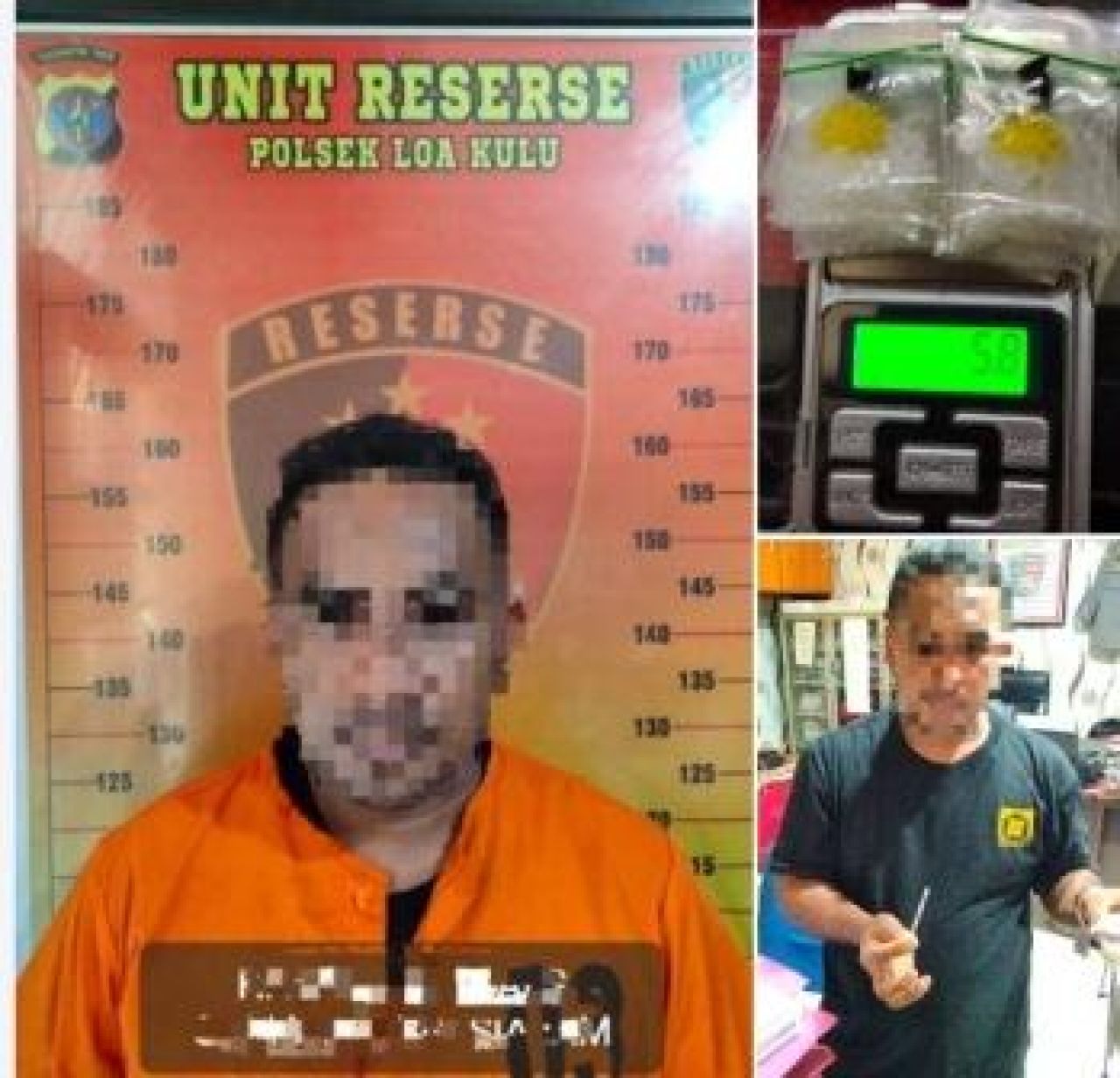 Parah, 2 Pria Transaksi Narkoba di Depan Masjid di Desa Loa Kulu Kota