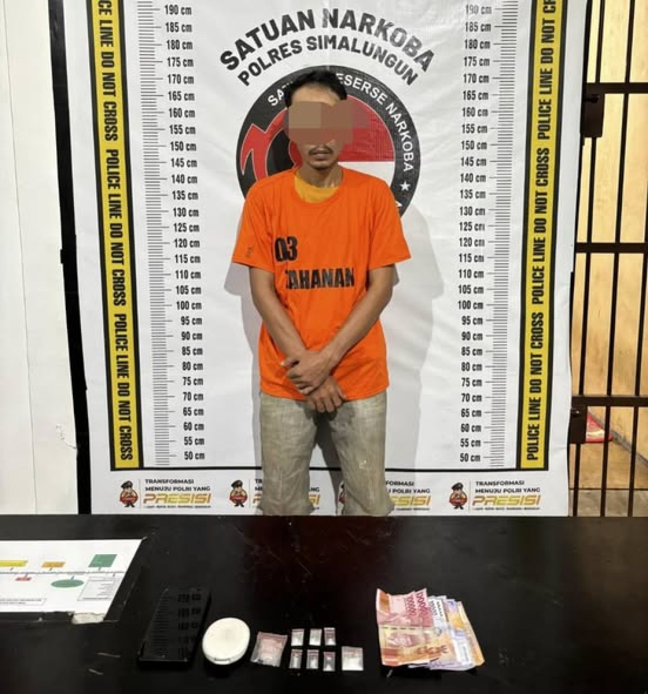 Satres Narkoba Polres Simalungun Tangkap Pengedar Sabu di Dusun Perlanaan