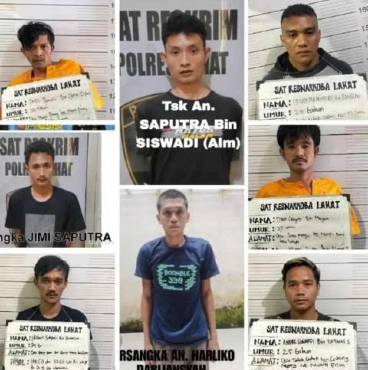 Delapan Orang Tahanan Polres Lahat Kabur