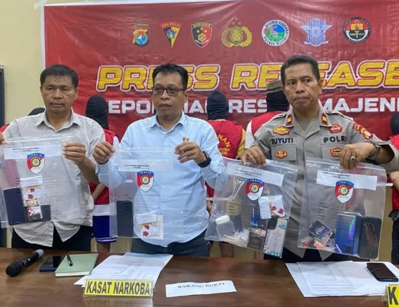 Satres Narkoba Polres Majene Tangkap 7 Tersangka Narkoba