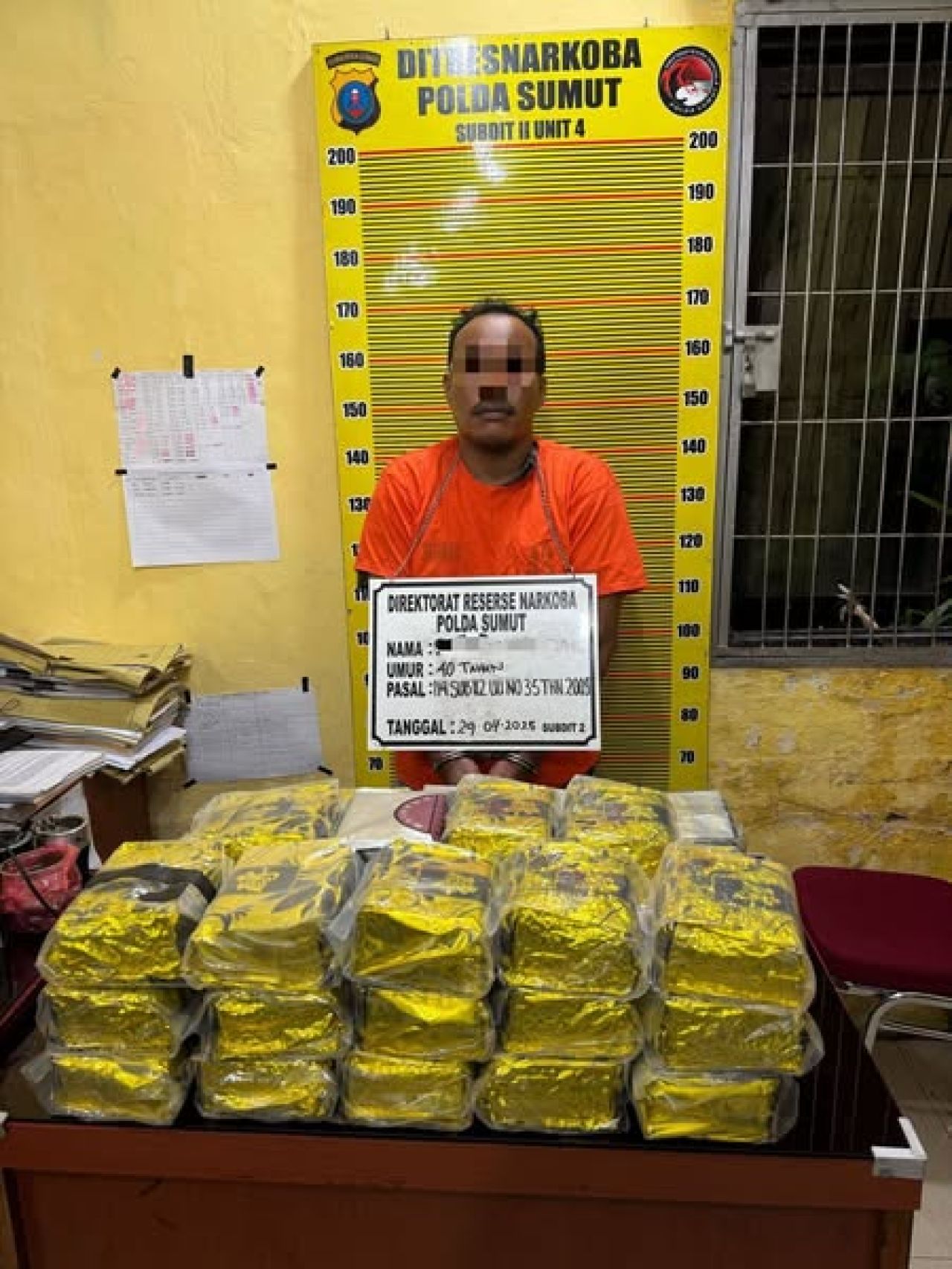 Polda Sumatera Utara Bongkar 72 Kg Sabu Melalui Aplikasi Zangi