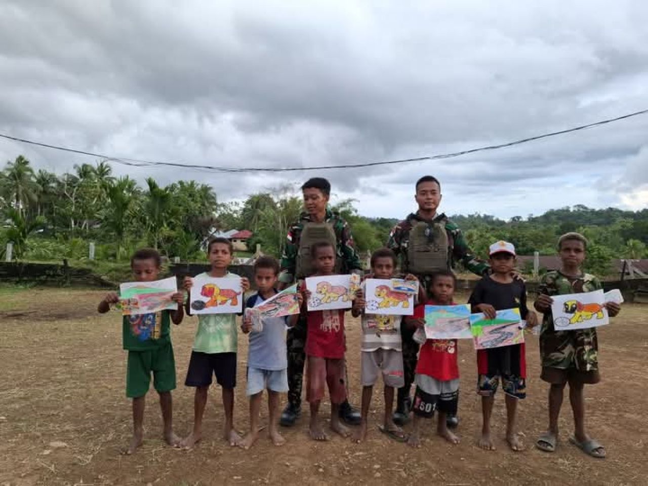 Warna-warni Cinta dari Perbatasan RI - Papua Nugini