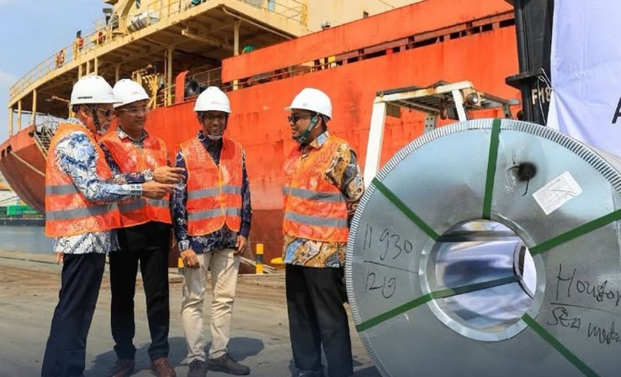 PT Arcelor Mittal Nippon Steel Indonesia Ekspor Galvanize ke Amerika Serikat