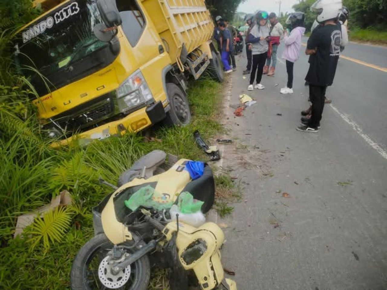Kecelakaan Maut di Kelurahan Karya Merdeka