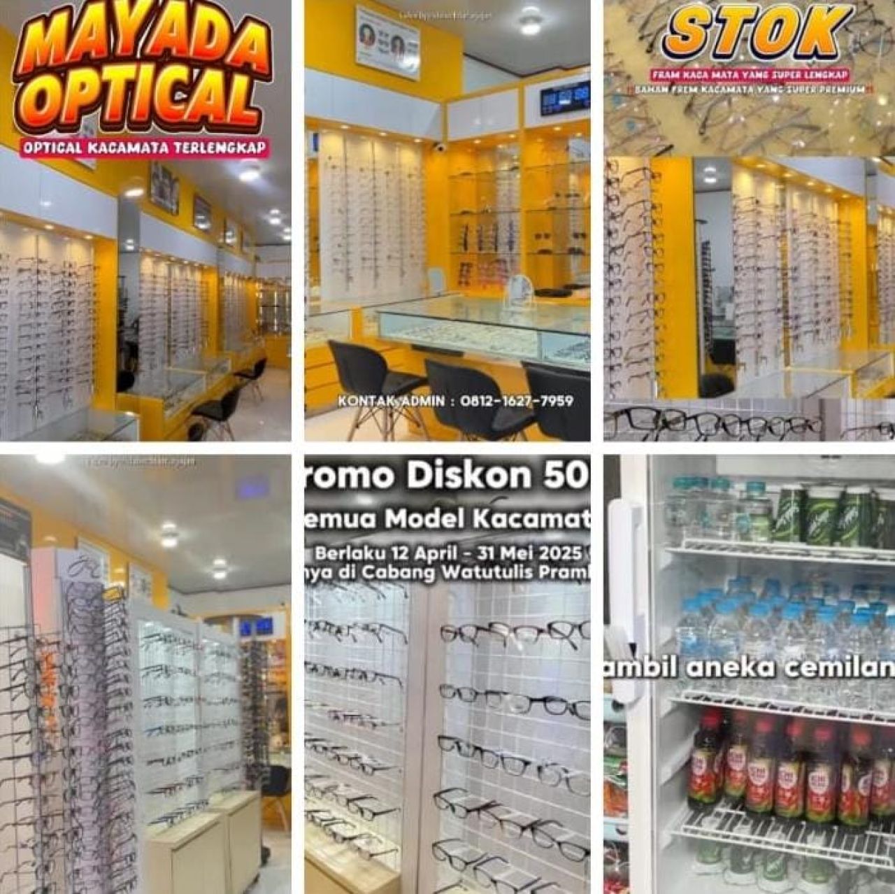 MAYADA OPTICAL: Solusi Terpercaya untuk Kesehatan Mata – Sehat, Akurat, Tampil Trendy!