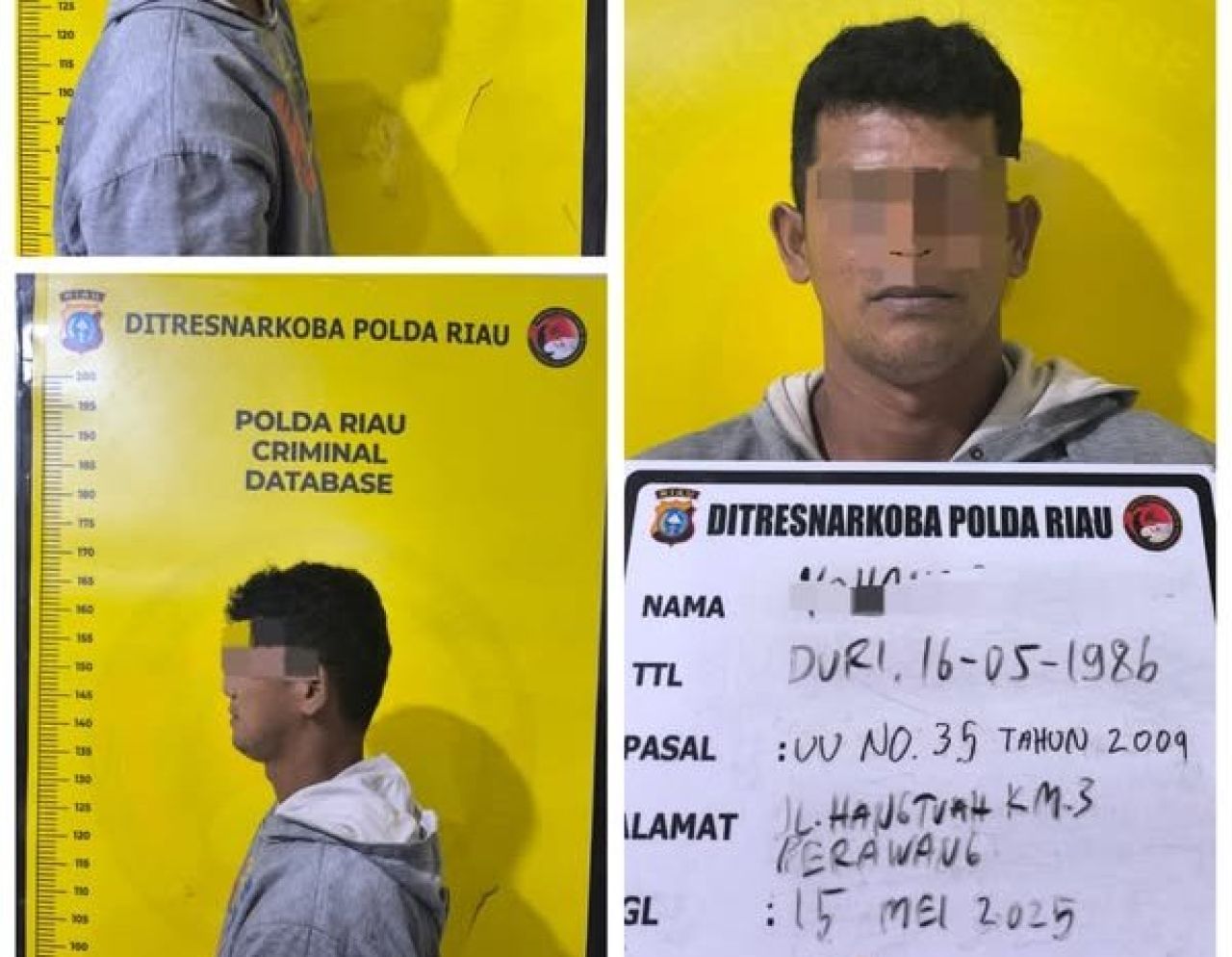 Polda Riau Gagalkan Transaksi Narkoba Seberat 2 Kg