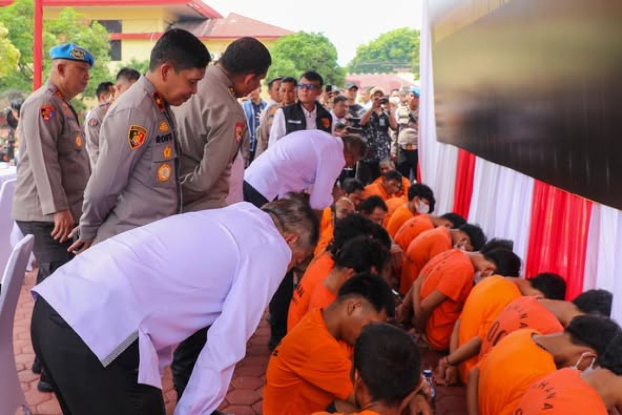 Polda Sumatera Utara Panen Tangkapan Preman, Ada 1.130 Pelaku