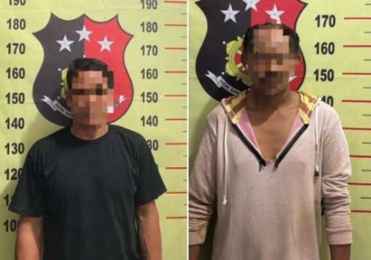 Dua pelaku pencurian buah sawit milik PT REA Kaltim Plantation