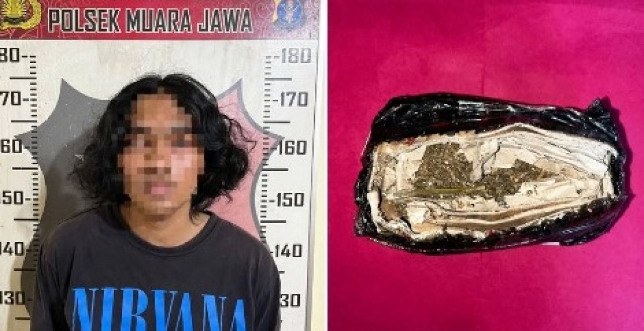Polsek Muara Jawa Gagalkan Pengiriman Ganja Lewat Jasa Ekspedisi