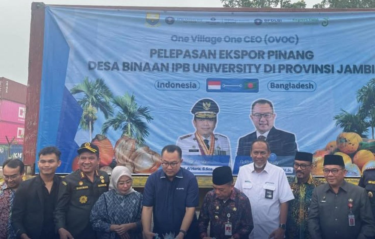 PT Export Tani Nusantara Ekspor 36 Ton Biji Pinang ke Bangladesh