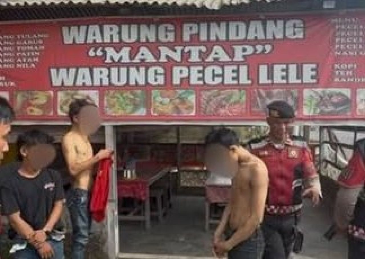 Polres Ogan Ilir Tangkap Tiga Terduga Pelaku Premanisme di Simpang Palem Raya