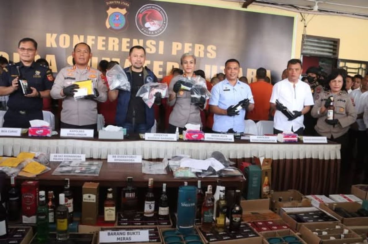 Polres Siantar dan Polres Simalungun Ungkap 101 Kasus Narkoba