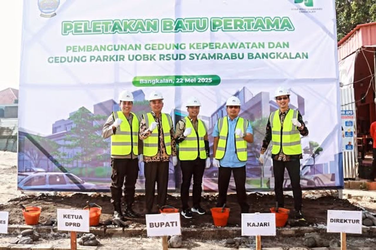 RSUD Syamrabu Bangkalan Memulai Pembangunan Dua Gedung Baru