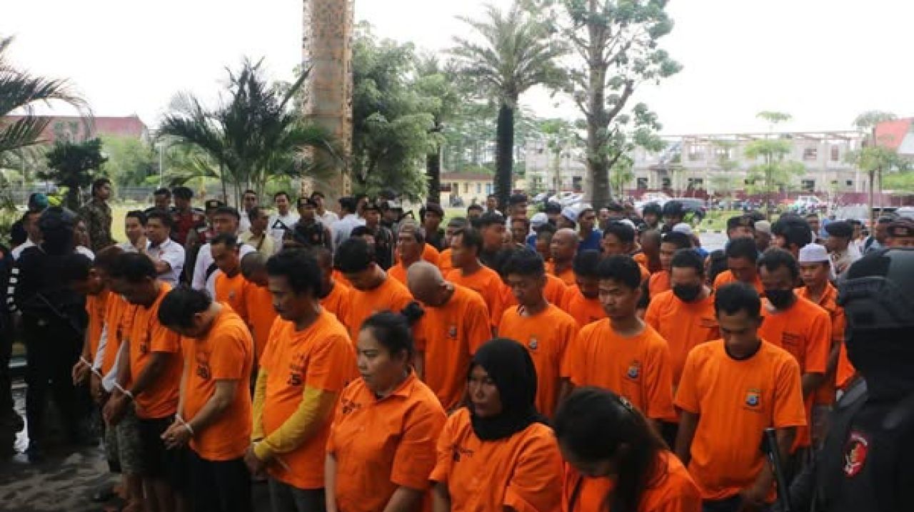 Polda Kalimantan Selatan Ringkus 135 Preman