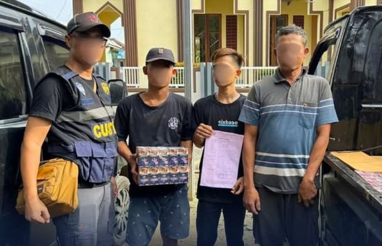 Petugas Bea Cukai dan BAIS TNI gagalkan peredaran rokok ilegal