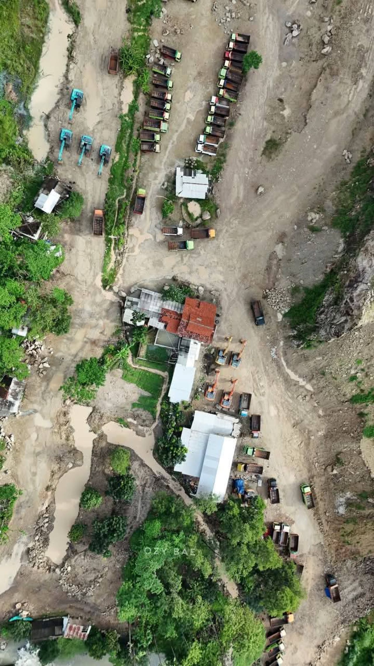 Area tambang di Gunung Kuda 