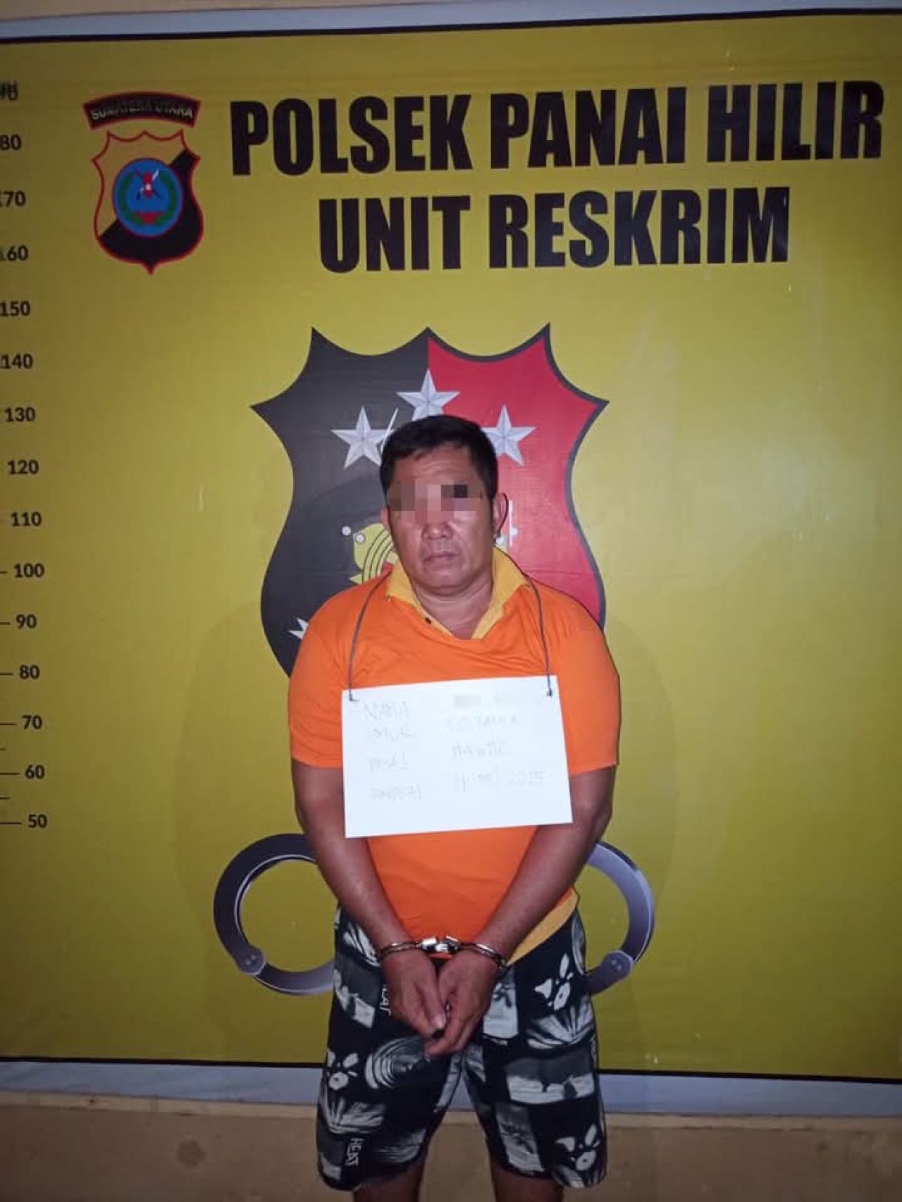 Personel Polsek Panai Hilir Tangkap Warga Desa Sei Sakat