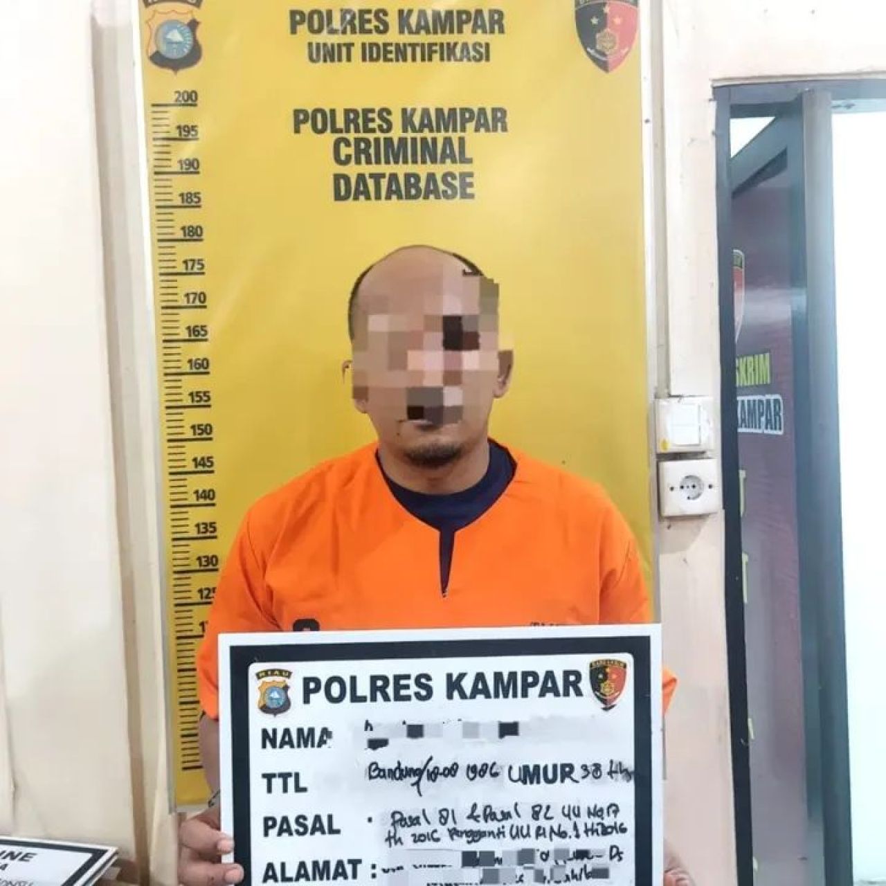 Polres Kampar Ungkap Kasus Pencabulan Anak di Pondok Pesantren