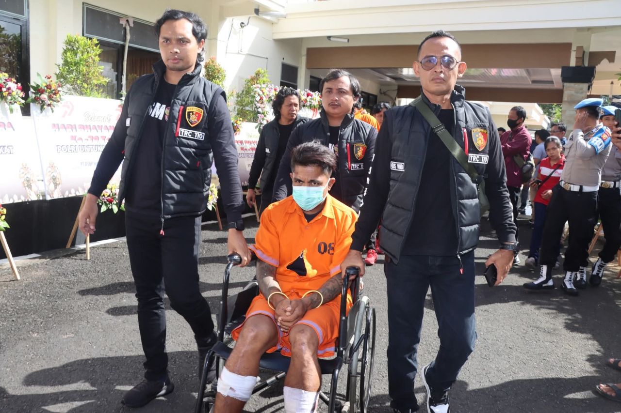 Salah satu pencuri ditembak kakinya