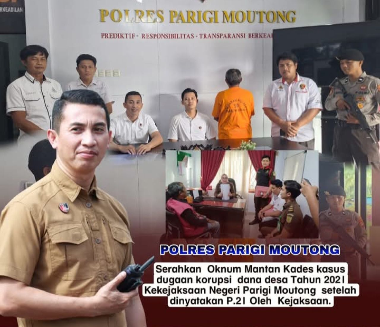 Mantan Kepala Desa Bambalemo Jadi Tersangka Dugaan Korupsi Dana Desa