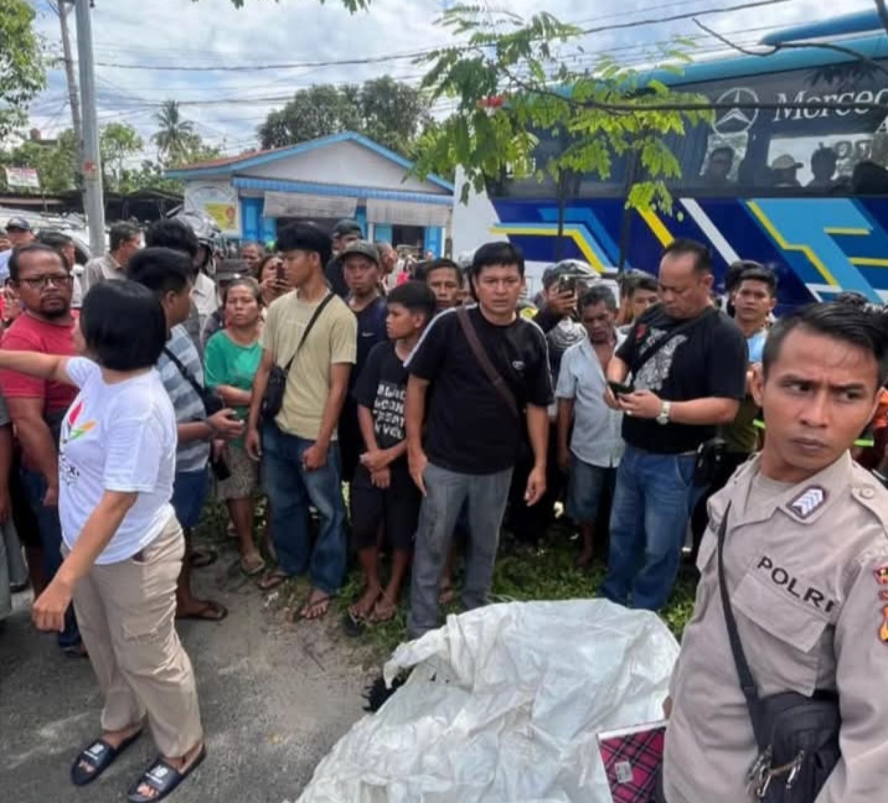 Korban tewas di Jalan Sisimanganraja