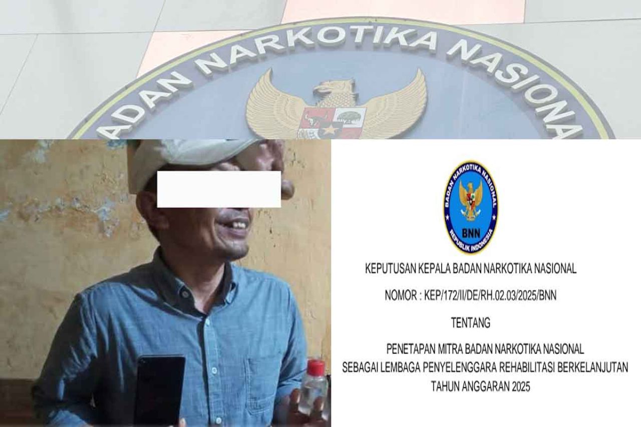 Tempat Rehab Kades Balikterus Tidak Ditetapkan sebagai Mitra Rehab BNN, Satresnarkoba Polres Gresik Teledor