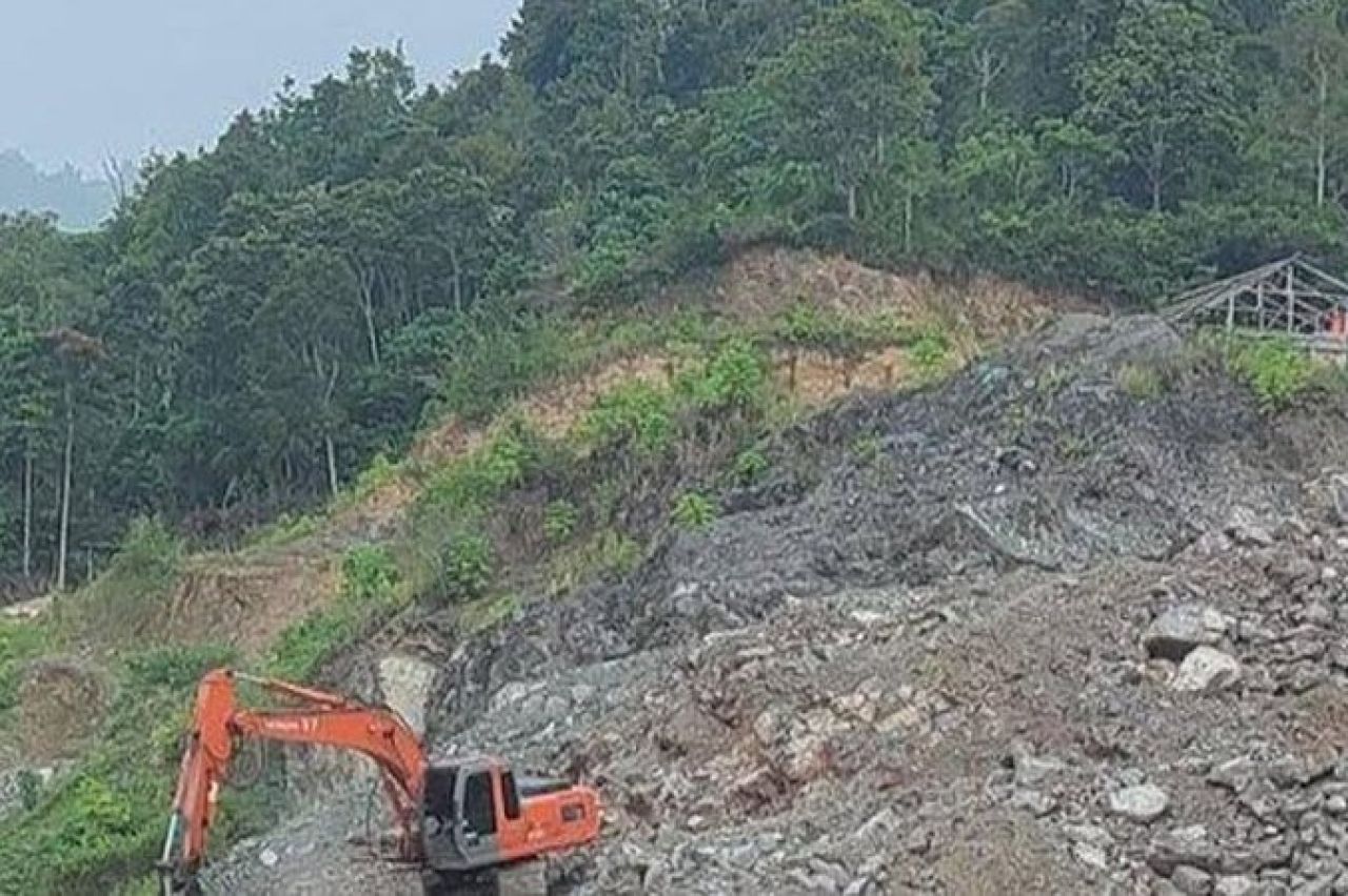Tambang ilegal di Kotamobagu