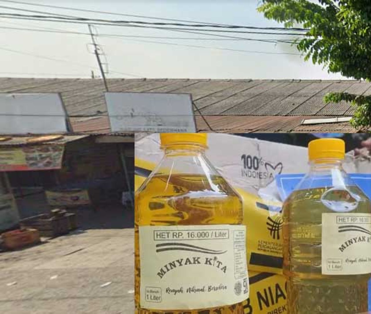 Minyak Goreng MINYAK KITA di Pasar Balongpanggang