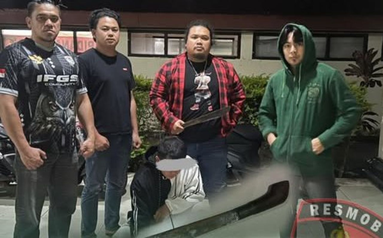 Tim Resmob Polres Minahasa Tangkap Pelaku Penganiayaan Bersenjata Tajam