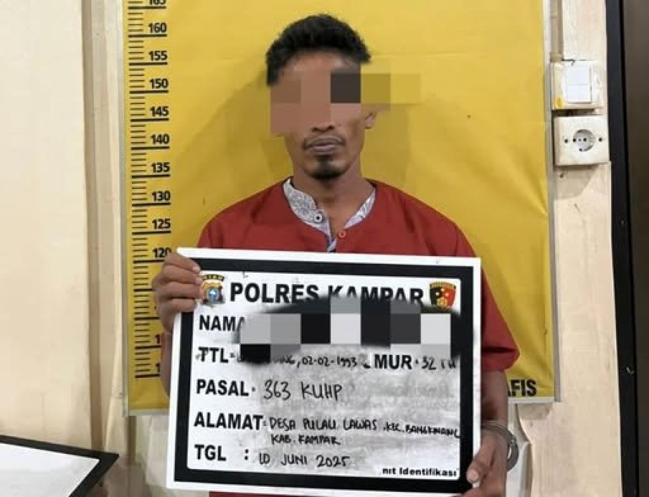 Pelaku berinisial RU