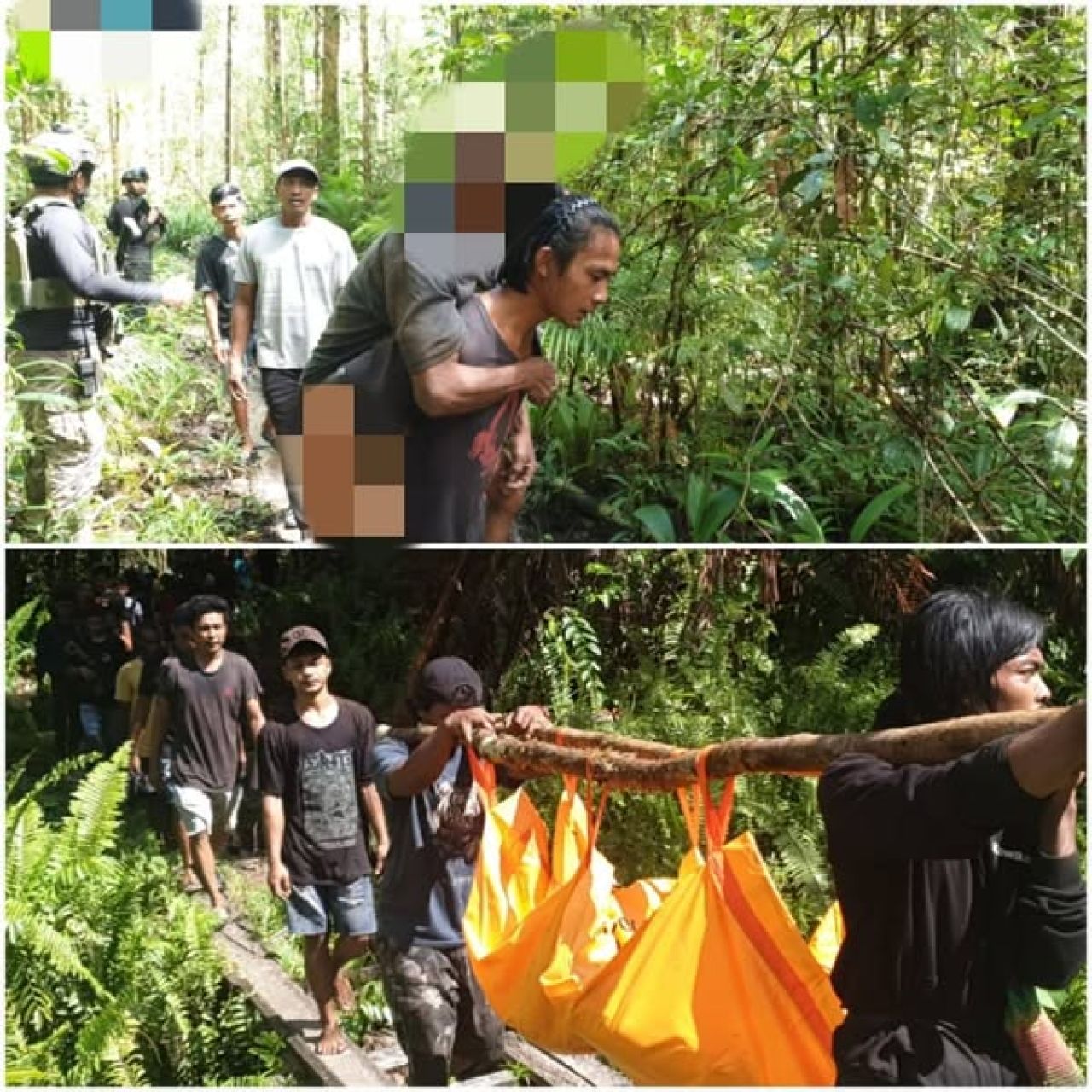 Evakuasi terhadap korban tembak