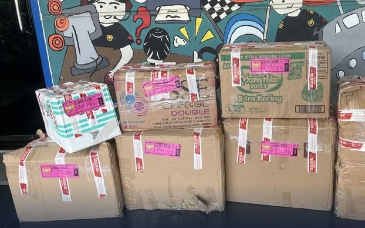 Barang bukti rokok ilegal