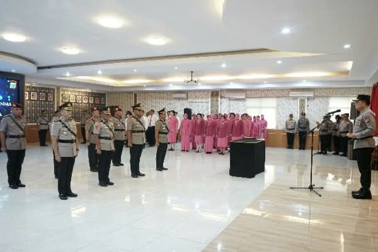 Pelantikan di Polda Sulawesi Utara
