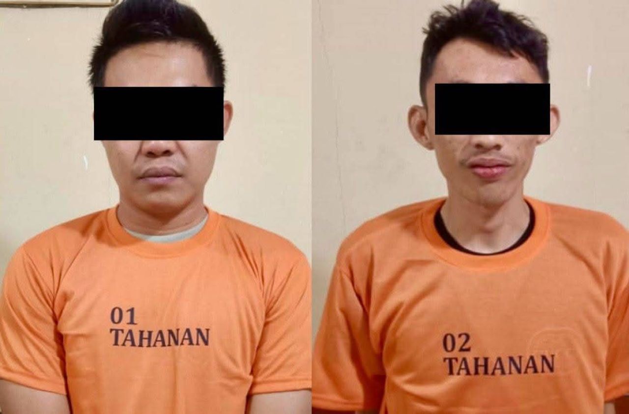 2 pencuri burung di Perum Yukum Jaya