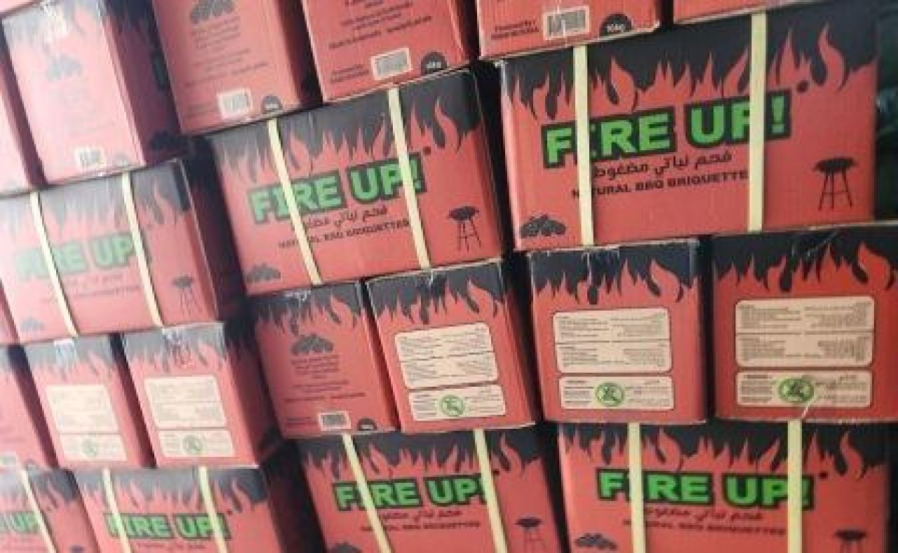 Briket merk Fire Up PT Sinar Mutiara Miru