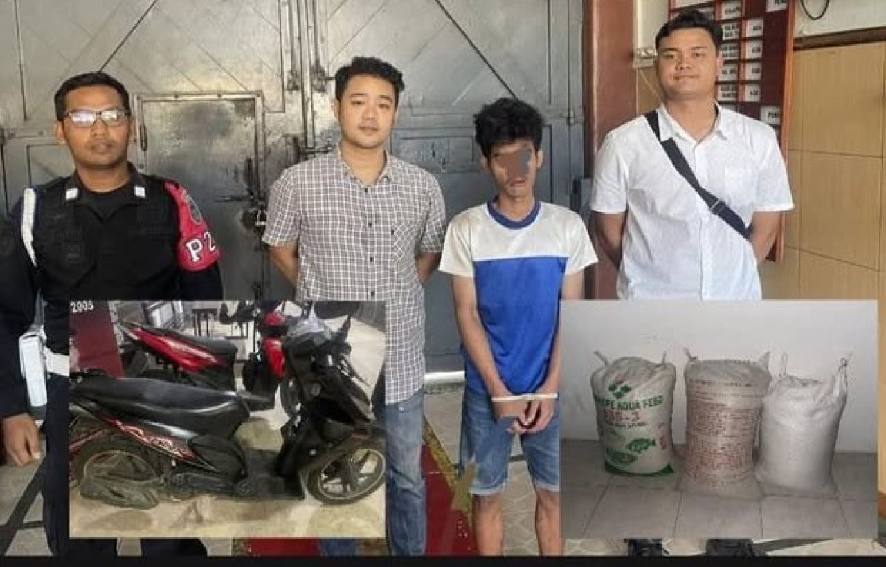 Pencuri gabah di Desa Tanggung